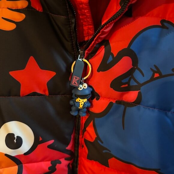 de Kryptic x Sesame Street Puffer Jacket XL NWOT - Sesame Workshop 2020 Big Bird - Picture 4 of 15